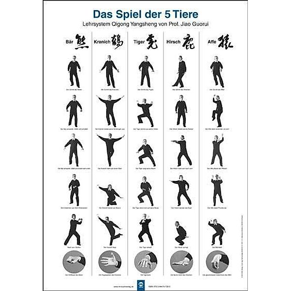 Poster - Das Spiel der 5 Tiere, Jiao Guorui