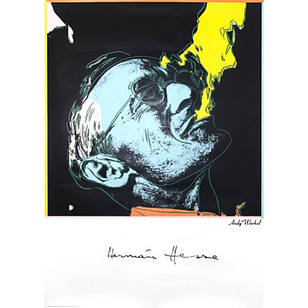 Poster Hermann Hesse »Andy Warhol« (A1)