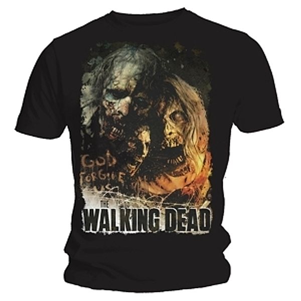 Poster (T-Shirt,Schwarz,Größe S), Walking Dead