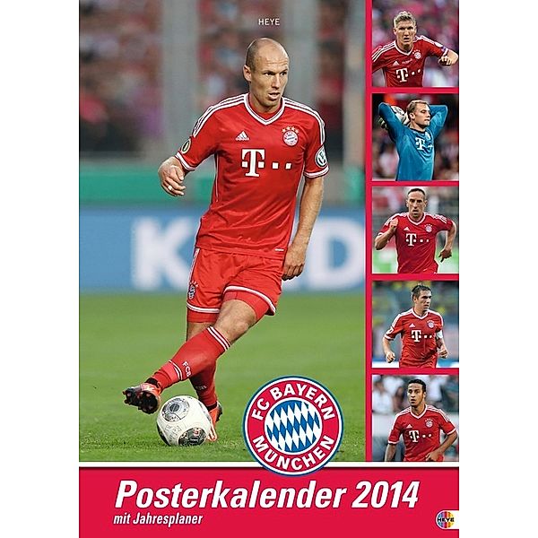 Posterkalender FC Bayern, 2014