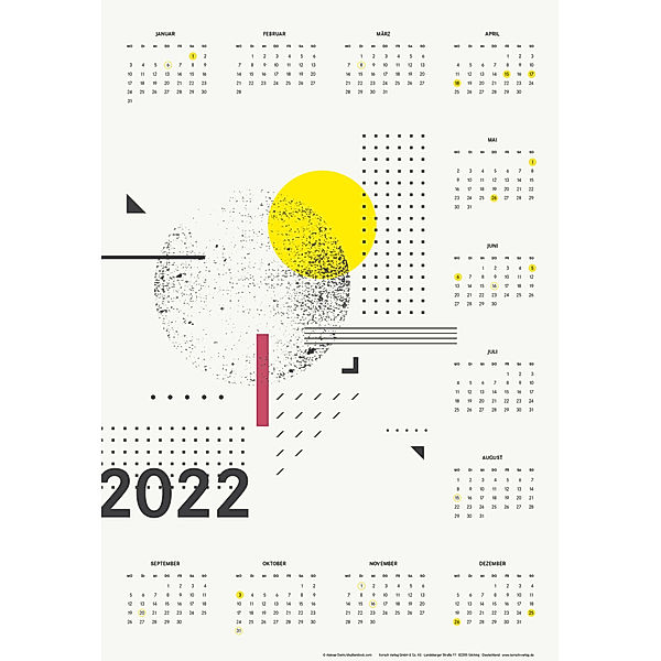 Posterkalender Geometrisch 2022