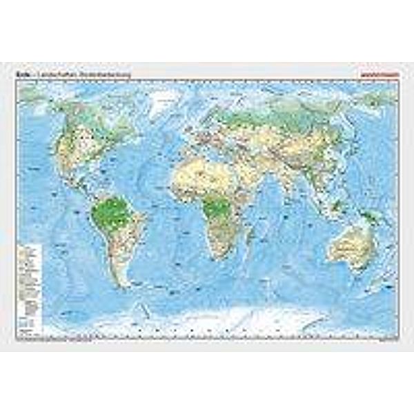 Posterkarten Geographie - Erde - Landschaften / Bodenbedeckung