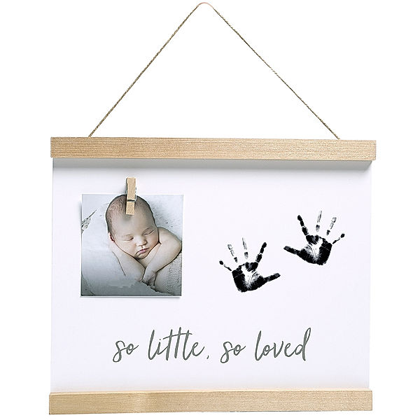 Pearhead Posterleiste WALL ART - SO LITTLE SO LOVED mit Abdruckset