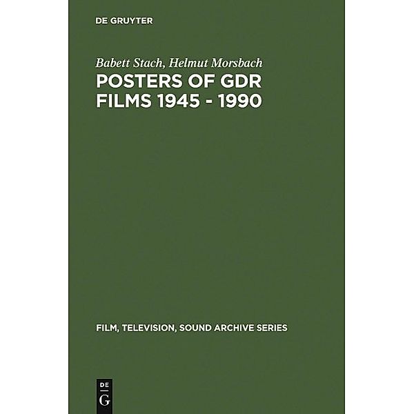 Posters of GDR films 1945 - 1990, Babett Stach, Helmut Morsbach