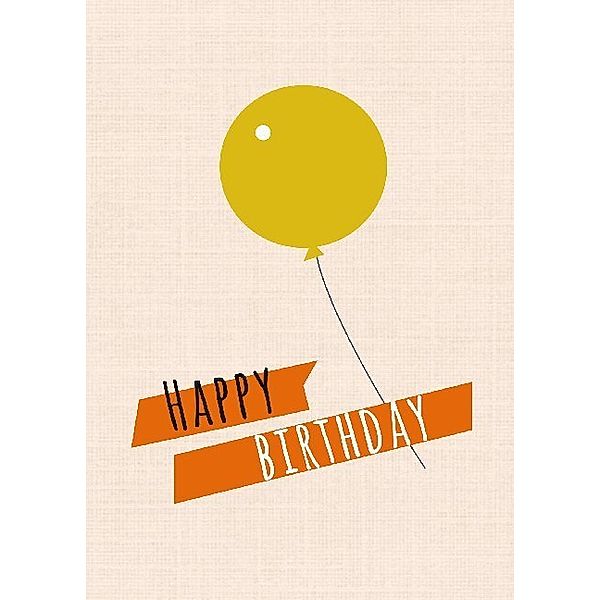 Postkarte Luftballon (VE8)