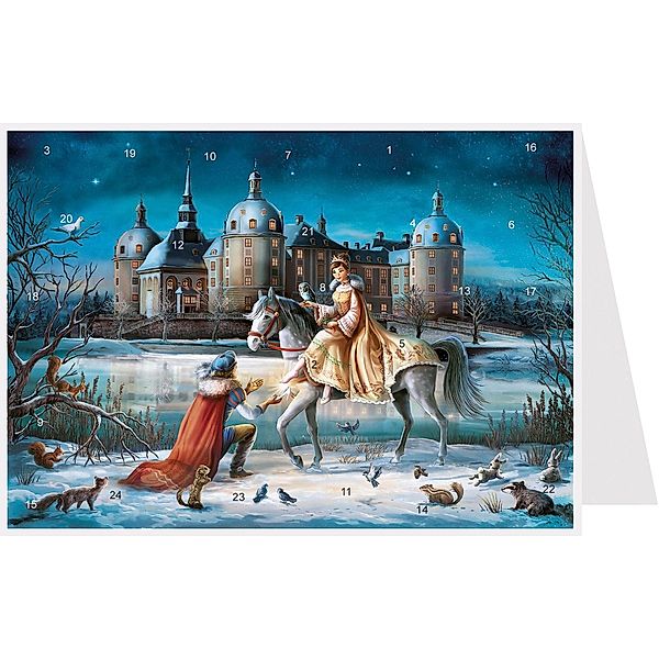 Postkarten-Adventskalender Moritzburg, M. Haduk