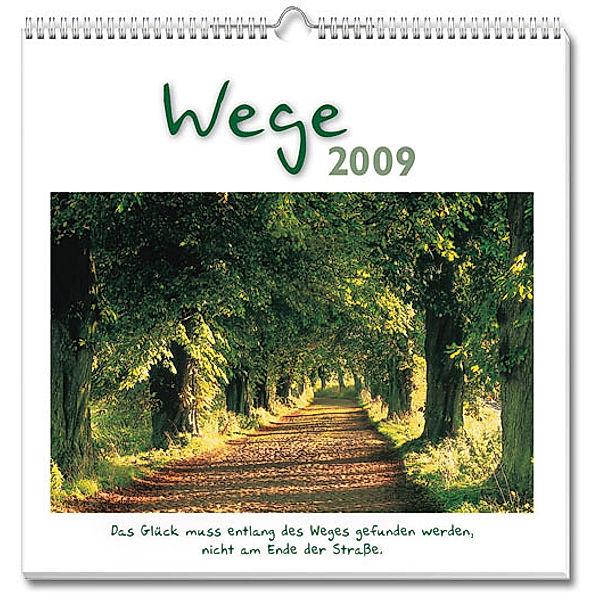 Postkarten-Kalender Wege 2009