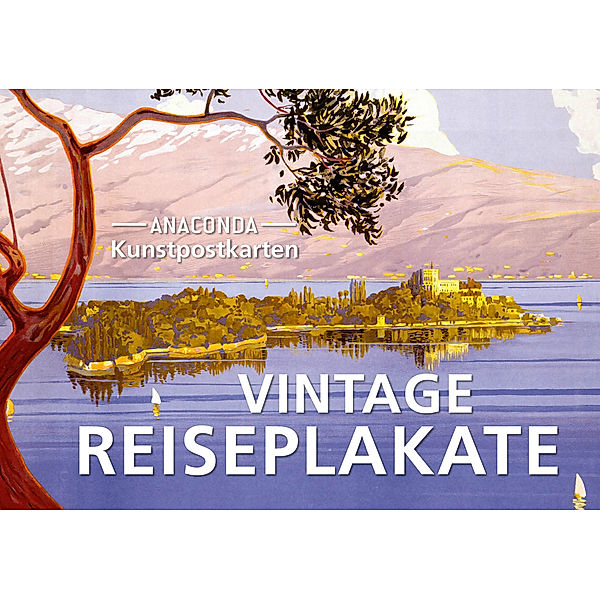 Postkarten-Set Vintage-Reiseplakate