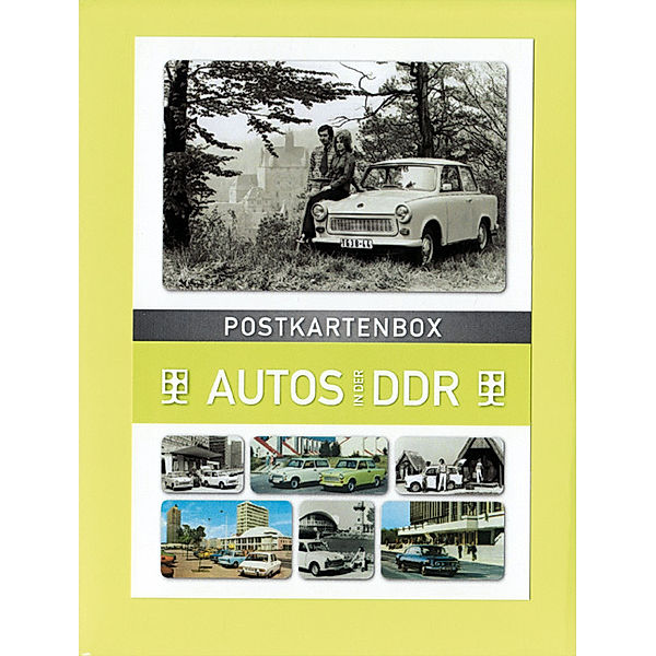 Postkartenbox Autos in der DDR