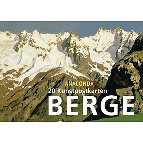 Postkartenbuch Berge, Anaconda Verlag