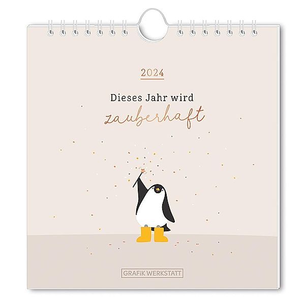 Postkartenkalender 2024 Dieses Jahr wird zauberhaft