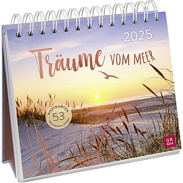 Postkartenkalender 2025: Träume vom Meer