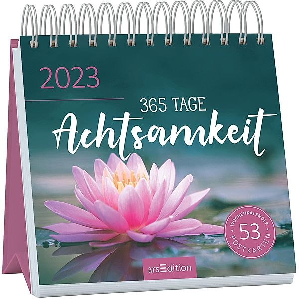 Postkartenkalender 365 Tage Achtsamkeit 2023