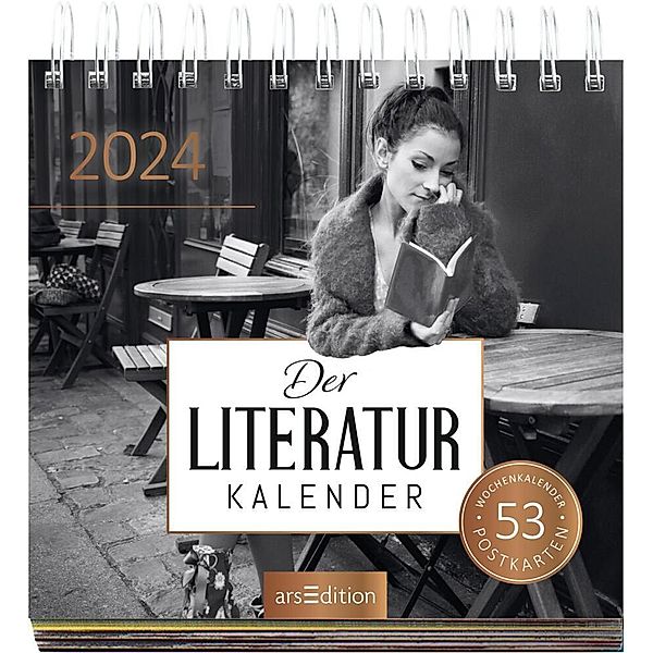 Postkartenkalender Der Literaturkalender 2024