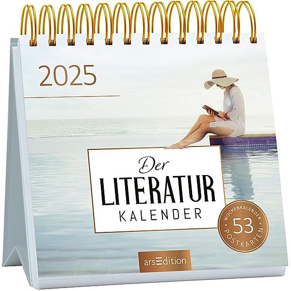 Postkartenkalender Der Literaturkalender 2025