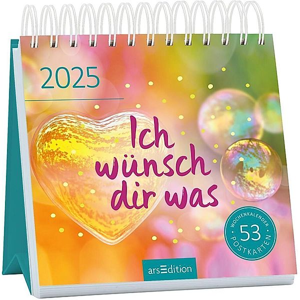 Postkartenkalender Ich wünsch dir was 2025