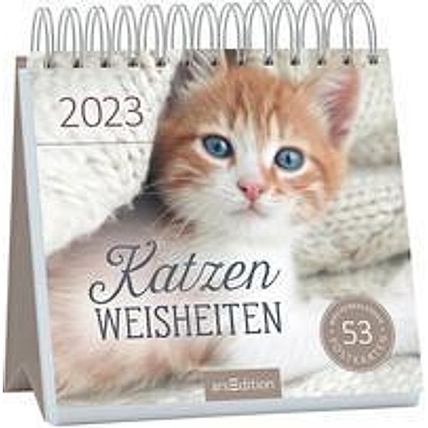 Postkartenkalender Katzenweisheiten 2023