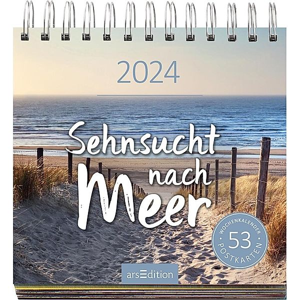 Postkartenkalender Sehnsucht nach Meer 2024