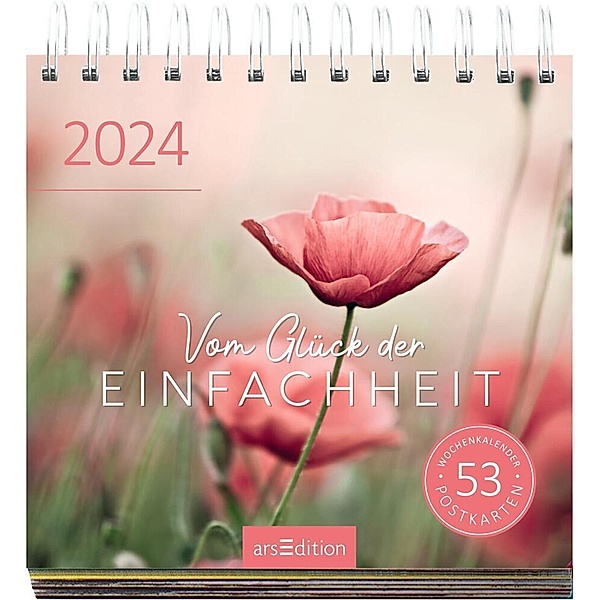 Postkartenkalender Vom Glück der Einfachheit 2024