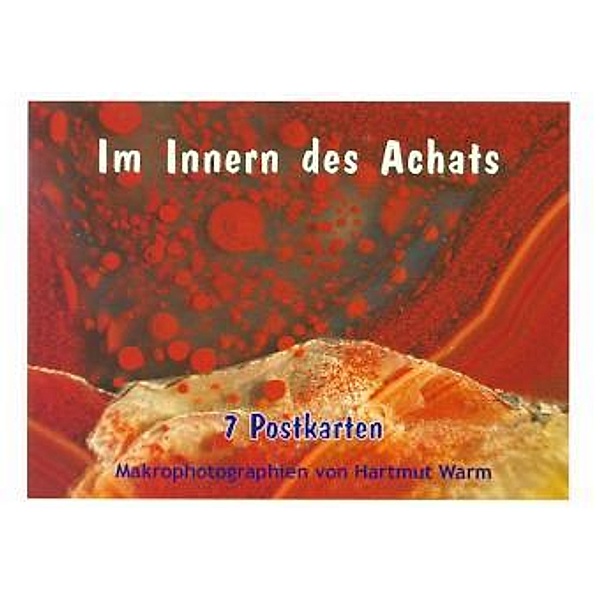 Postkartenset Edelsteine - Im Innern des Achats, Hartmut Warm
