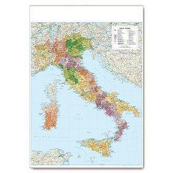 Postleitkarte Italien, Planokarte