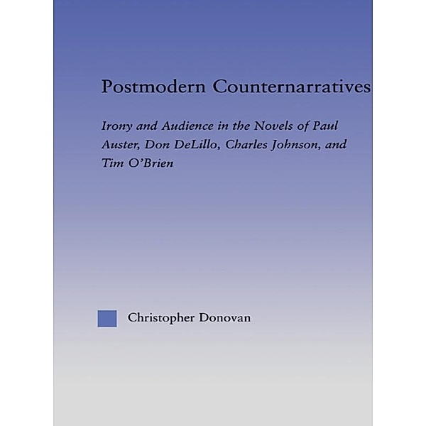 Postmodern Counternarratives, Christopher Donovan