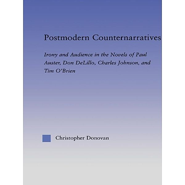 Postmodern Counternarratives, Christopher Donovan