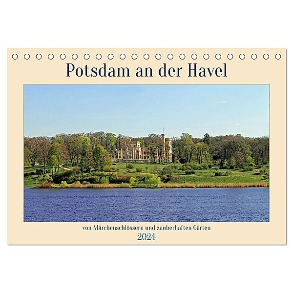 Potsdam an der Havel (Tischkalender 2024 DIN A5 quer), CALVENDO Monatskalender, Konstanze Junghanns