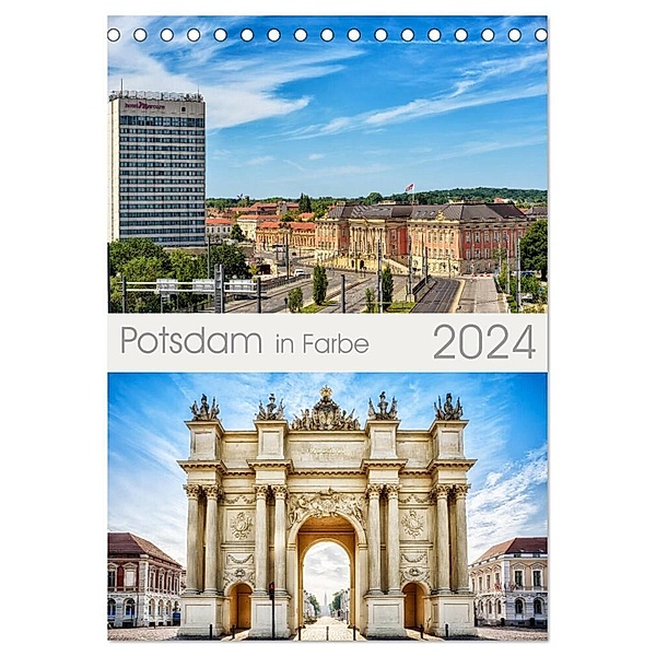 Potsdam in Farbe (Tischkalender 2024 DIN A5 hoch), CALVENDO Monatskalender, Maro Niemann