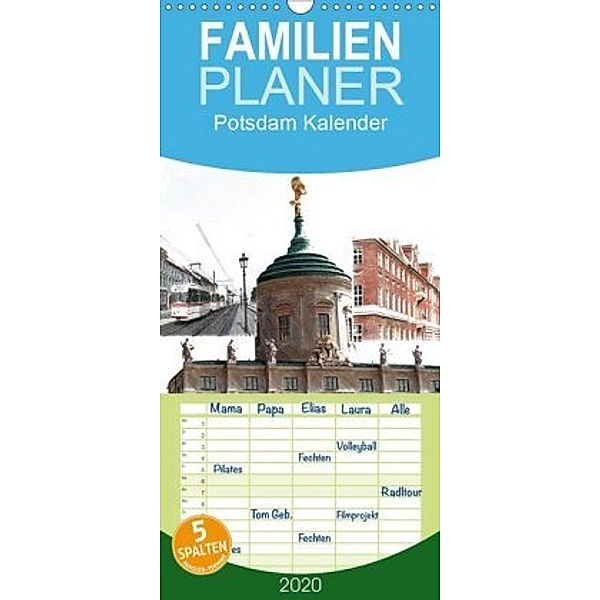 Potsdam Kalender - Familienplaner hoch (Wandkalender 2020 , 21 cm x 45 cm, hoch), Bernd Witkowski