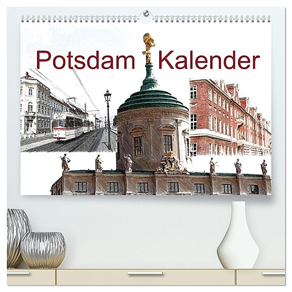 Potsdam Kalender (hochwertiger Premium Wandkalender 2024 DIN A2 quer), Kunstdruck in Hochglanz, Bernd Witkowski