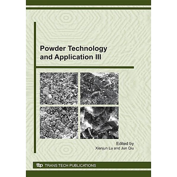 Powder Technology and Application III