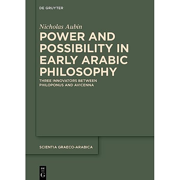 Power and Possibility in Early Arabic Philosophy / Scientia Graeco-Arabica Bd.37, Nicholas Allan Aubin