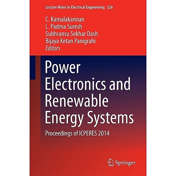 Power Electronics and Renewable Energy Systems / Lecture Notes in Electrical Engineering Bd.326