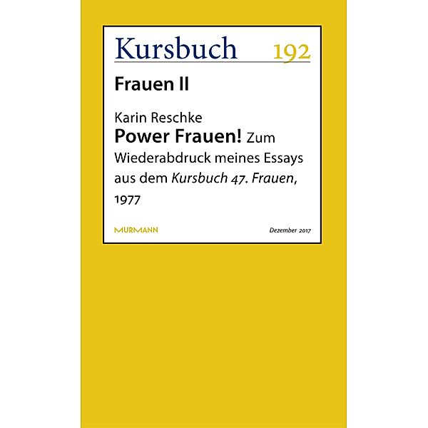 Power Frauen!, Karin Reschke