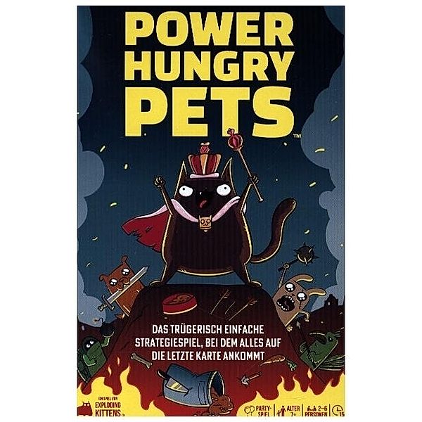 Asmodee, Exploding Kittens Power Hungry Pets