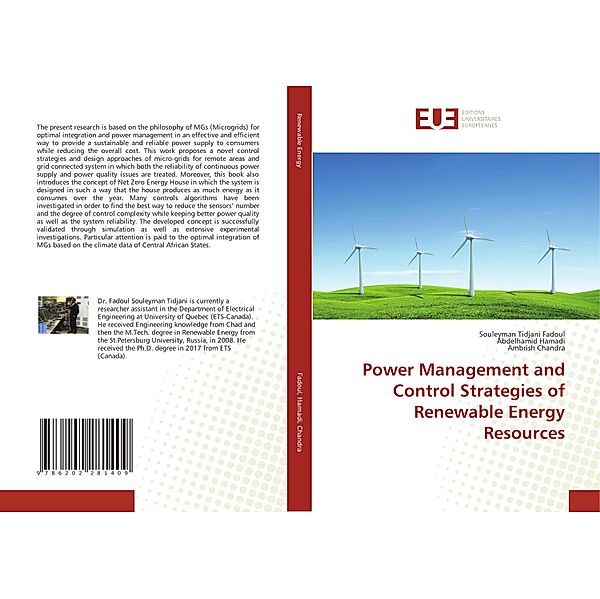 Power Management and Control Strategies of Renewable Energy Resources, Souleyman Tidjani Fadoul, Abdelhamid Hamadi, Ambrish Chandra