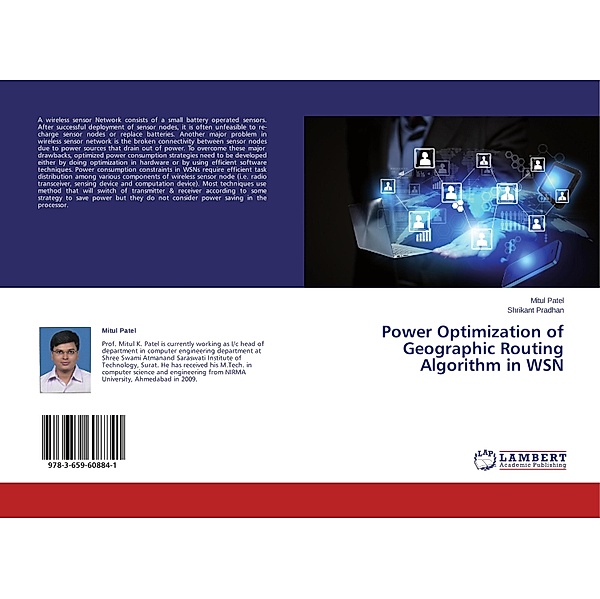 Power Optimization of Geographic Routing Algorithm in WSN, Mitul Patel, Shrikant Pradhan