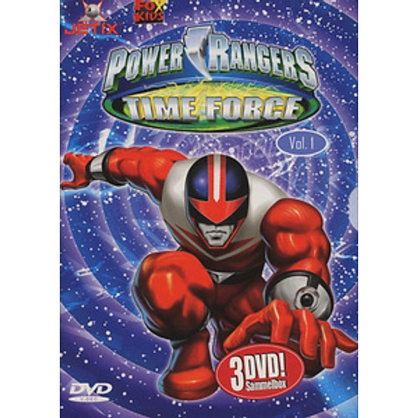 Power Rangers - Time Force, Vol.1, Episoden 01-09, Fox Kids Dvd Box