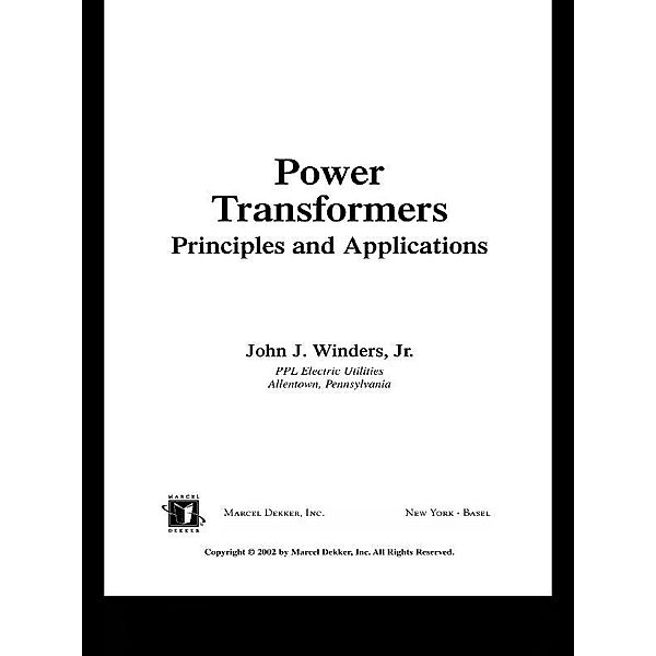 Power Transformers, John Winders