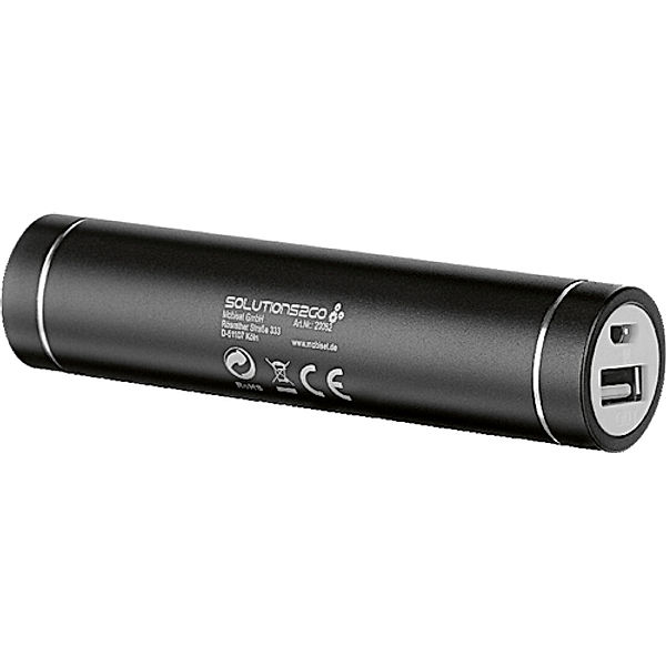 Powerbank 2.200mAh schwarz