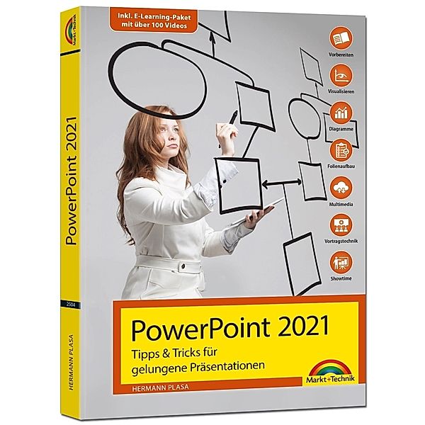 PowerPoint 2021 Tipps und Tricks für gelungene Präsentationen und Vorträge. Komplett in Farbe, Hermann Plasa