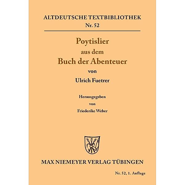 Poytislier aus dem Buch der Abenteuer, Ulrich Füetrer