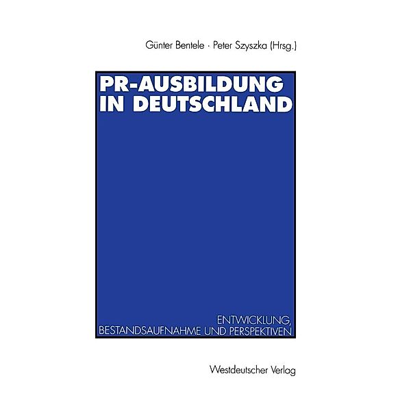PR-Ausbildung in Deutschland