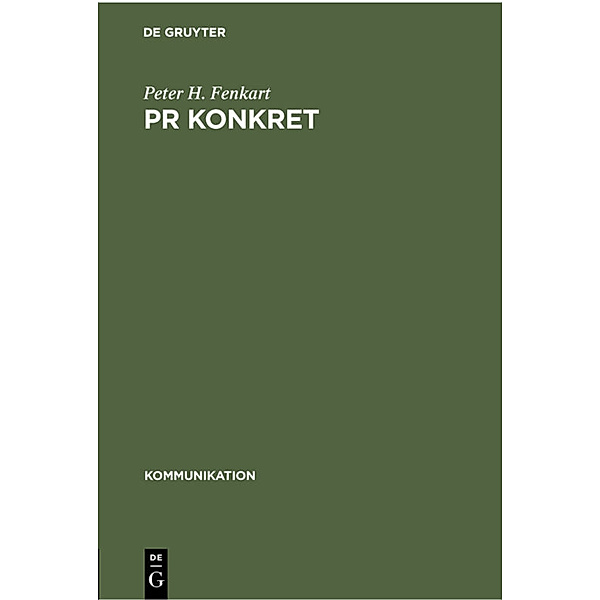 PR konkret, Peter H. Fenkart