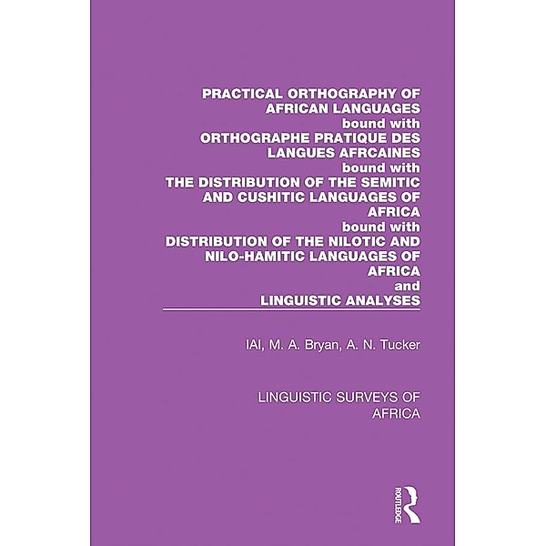 Practical Orthography of African Languages, International African Institute