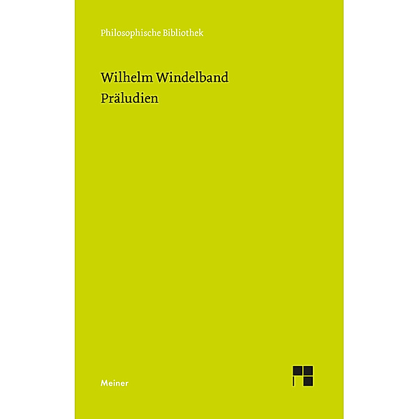Präludien, Wilhelm Windelband