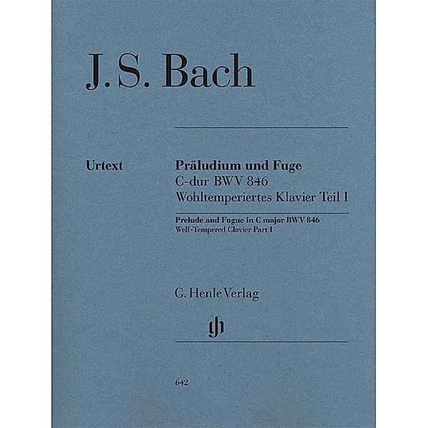 Präludium und Fuge C-Dur BWV 846, Klavier, Johann Sebastian Bach - Präludium und Fuge C-dur BWV 846 (Wohltemperiertes Klavier I)