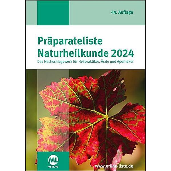 Präparateliste der Naturheilkunde 2024, ML Verlag