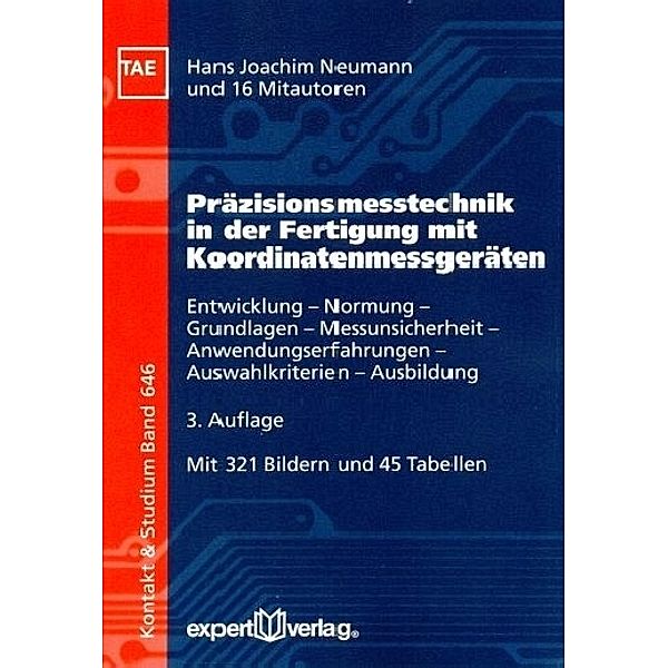 Präzisionsmesstechnik in der Fertigung mit Koordinatenmessgeräten, Hans-Joachim Neumann
